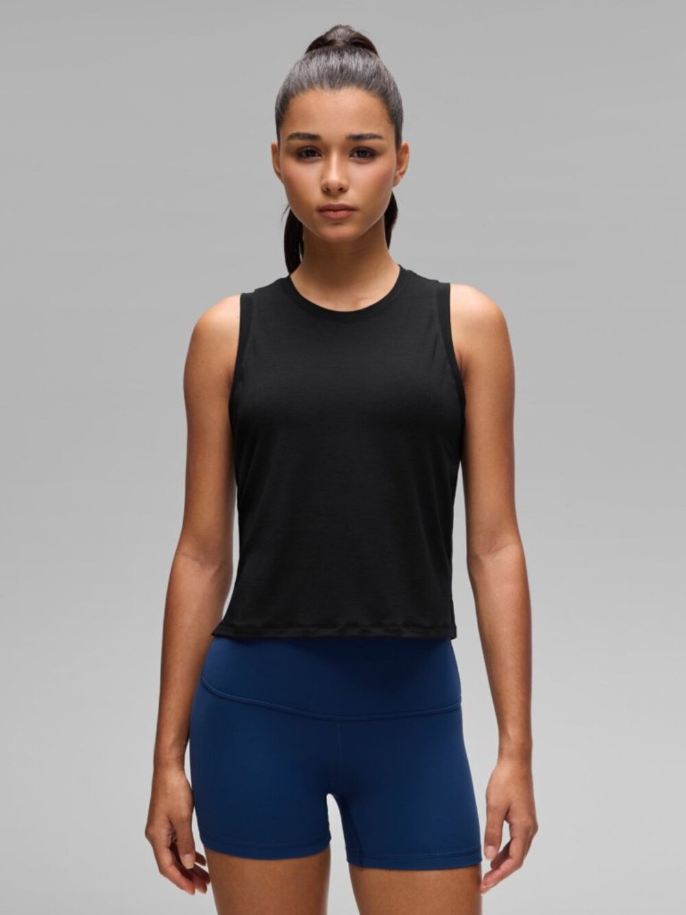 Quick Dry Crop Racerback Tank